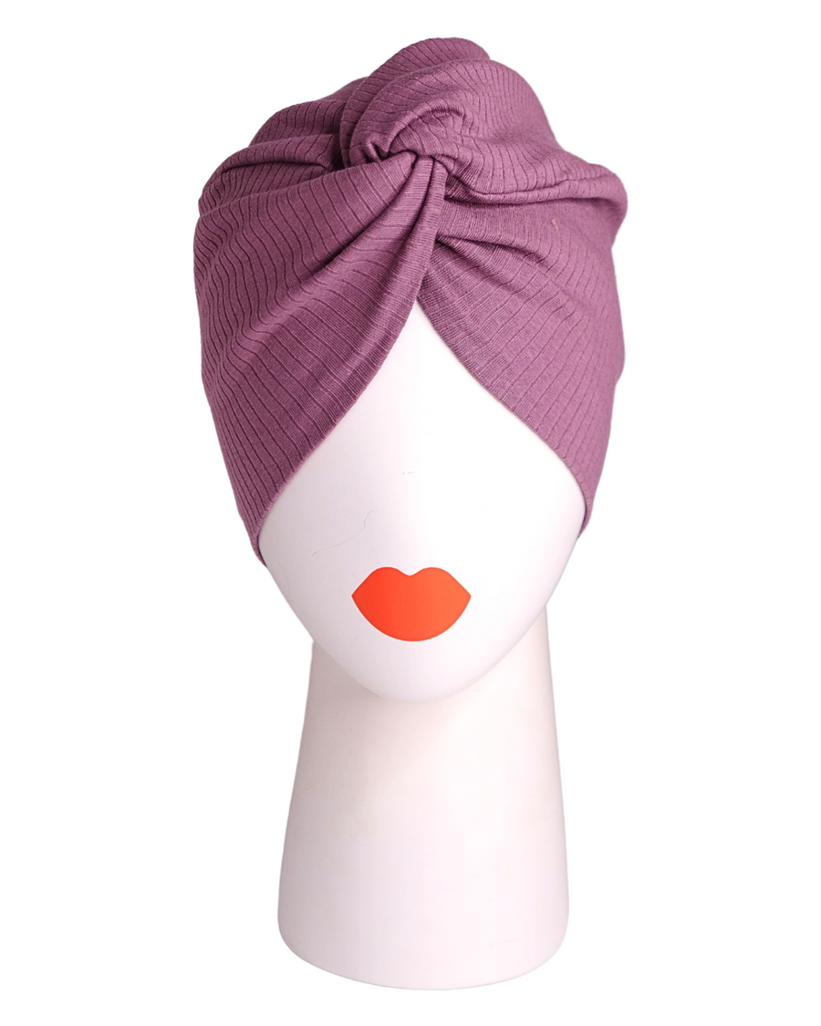 Turban cap KNOT, jersey olive